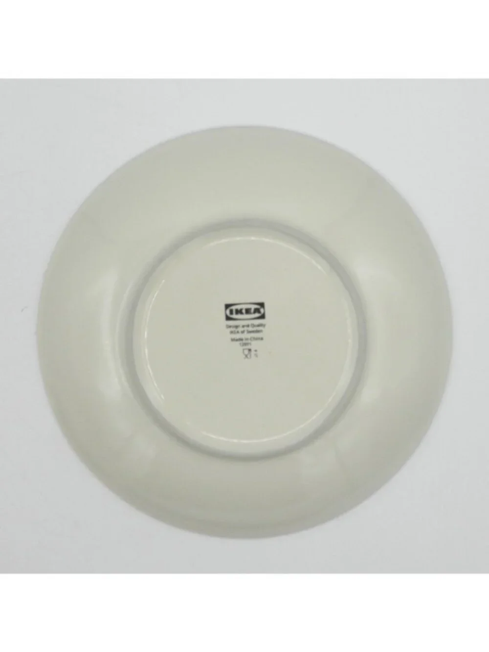 355 by IKEA of Sweden 7-7/8” Round Salad Plates 12011 Beige Set of 4 IK 365